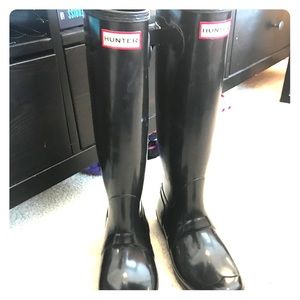 Hunter boots size 8